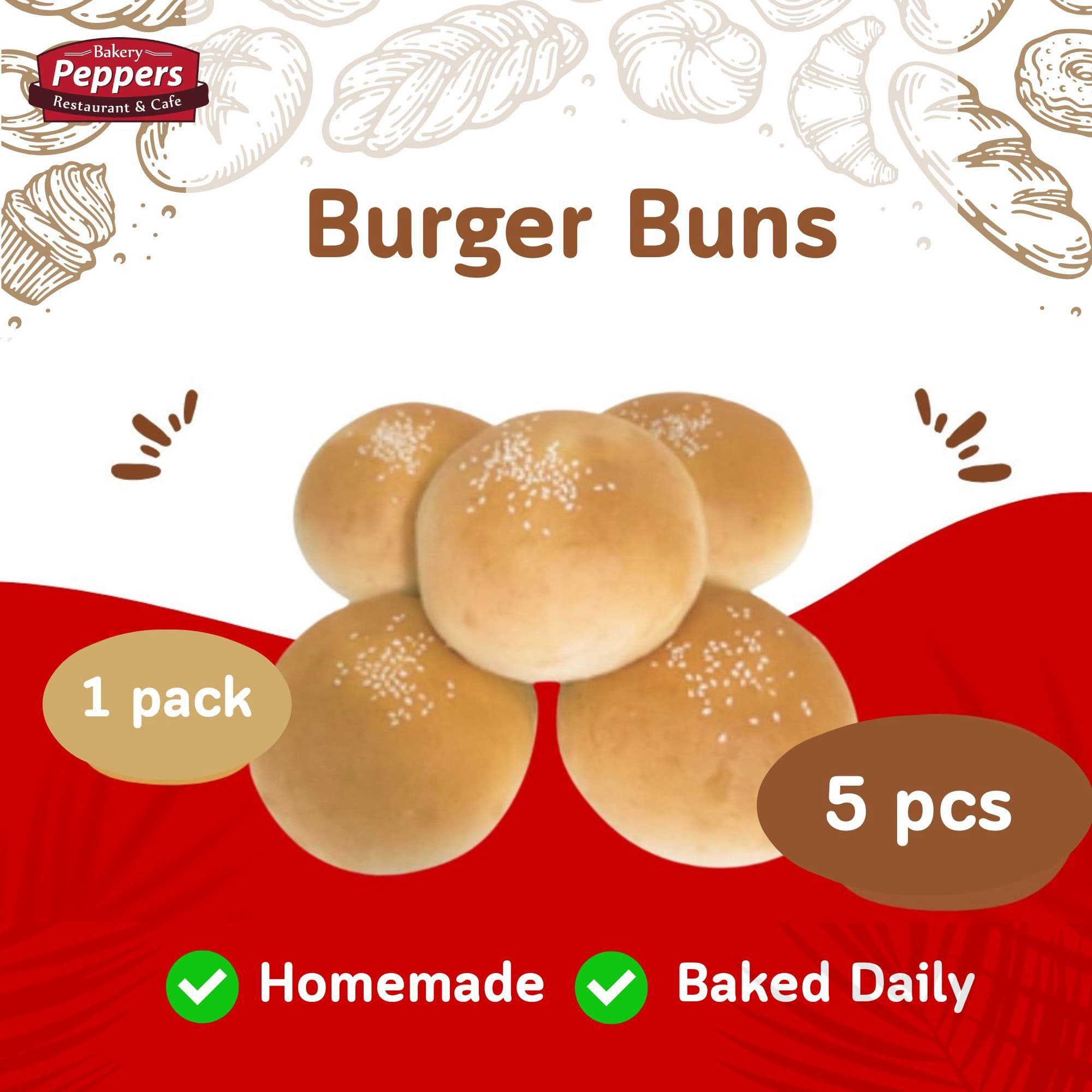 Burger Buns (5)